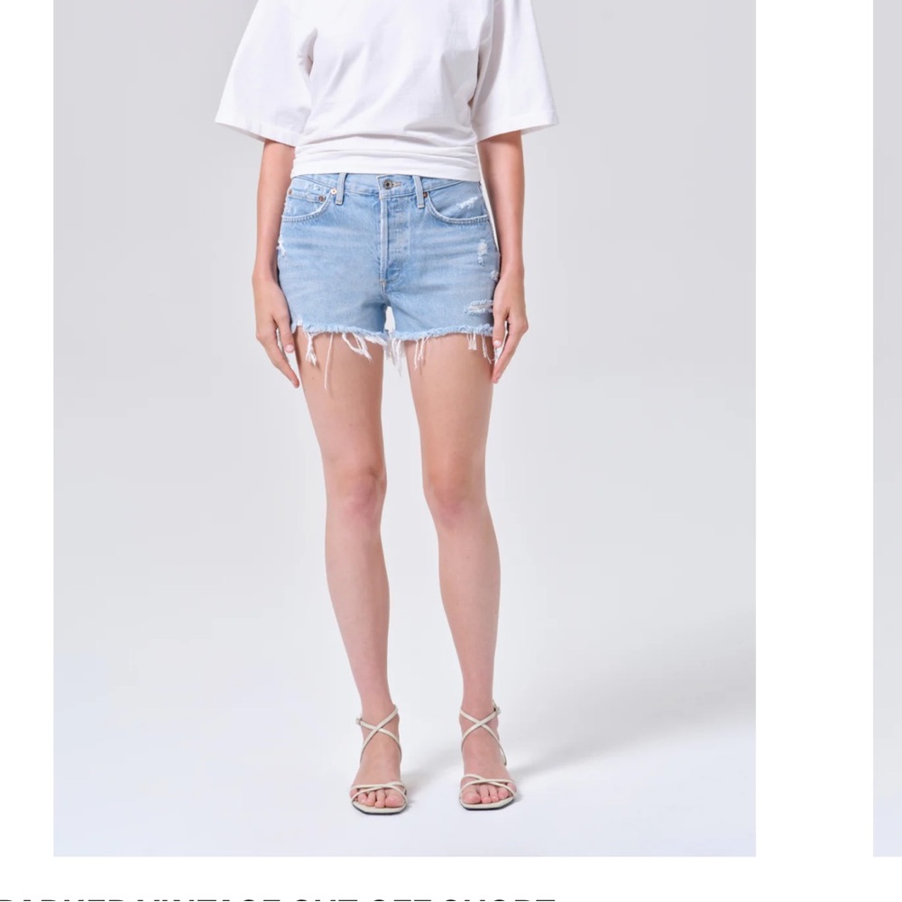 Agolde vintage cut off shorts